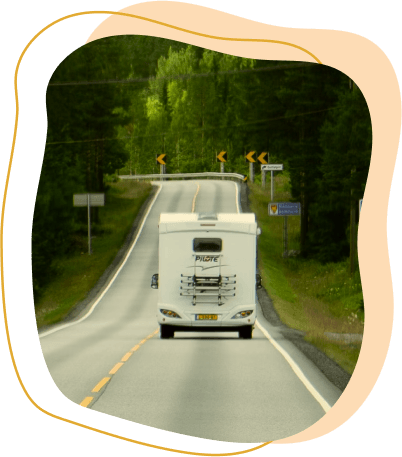 autocaravana en carretera
