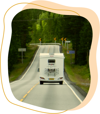 autocaravana en carretera